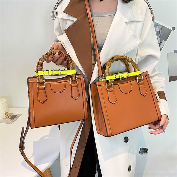 

big women's 2023 autumn and winter new fashion bamboo handbag versatile large capacity crossbody bags 75% off online sales