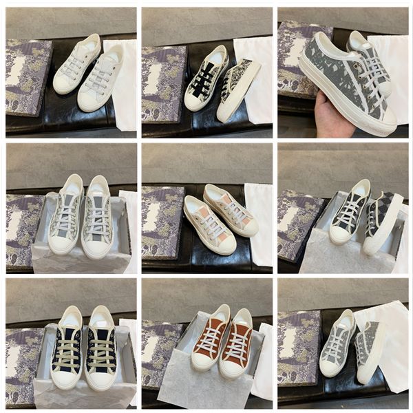 

casual shoes fashion canvas trainers men women sneakers outdoor sports sneaker walking with box, Black