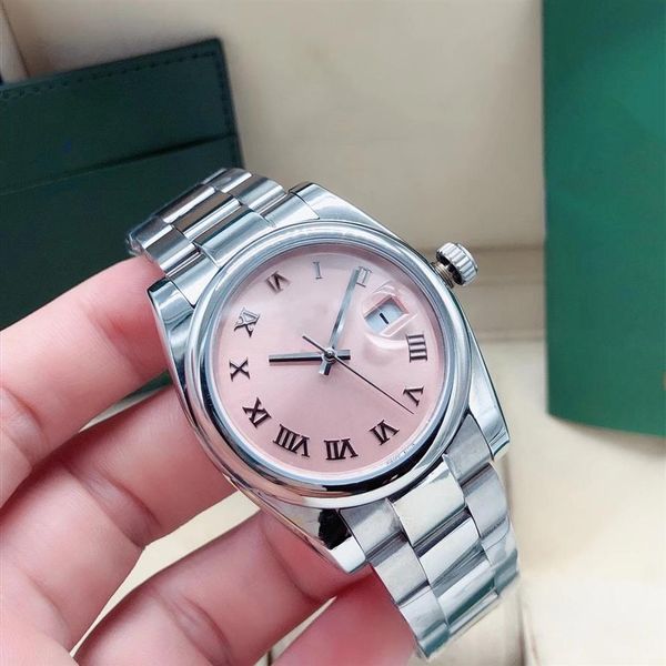 

luxury designer classic fashion automatic mechanical watch size 31mm sapphire glass waterproof function ladies like246u, Slivery;golden
