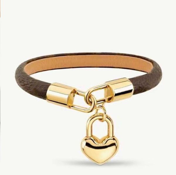 

designer charm bracelet classic plaid leather rope gold and silver buckle bead bracelet fashion simple men ladies cou9291847, Golden;silver