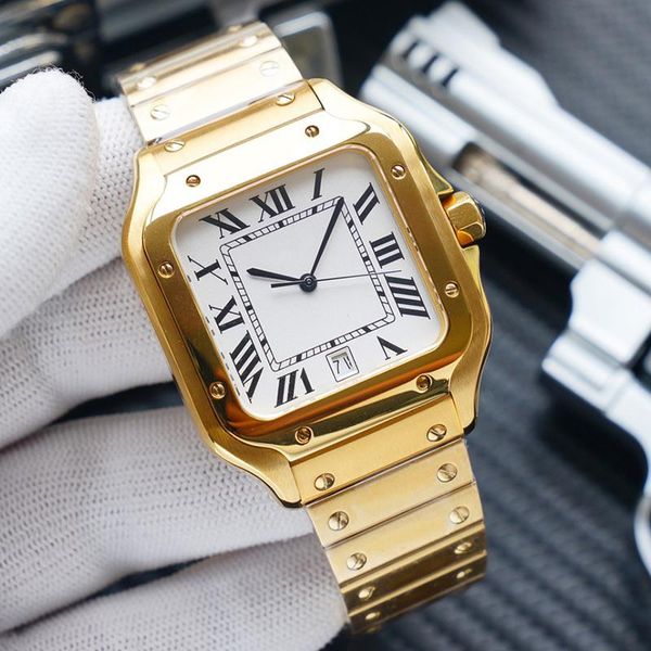 

automatic mechanical watches for mens wristwatch 42mm watch 904l wristband business men wristwatches montre de luxe, Slivery;brown