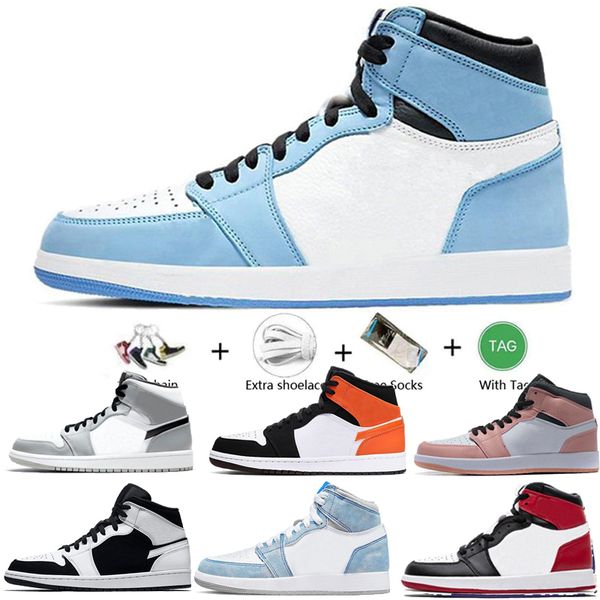 

2023 mens basketball shoe sneaker retro space cool grey university blue hyper royal dark mocha shadow smoke green unc patent silver toe spor