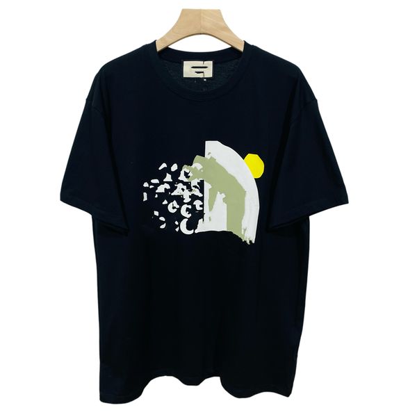 

men's t-shirts fashion men t-shirt 2023 ggity new cotton soft wrinkle resistant printing letters casual student couple short lining 011, White;black