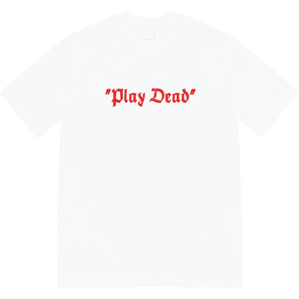 

22 play dead tee summer outdoor t shirts short sleeve men women shirt fashion handstyle clothes, Gray;blue