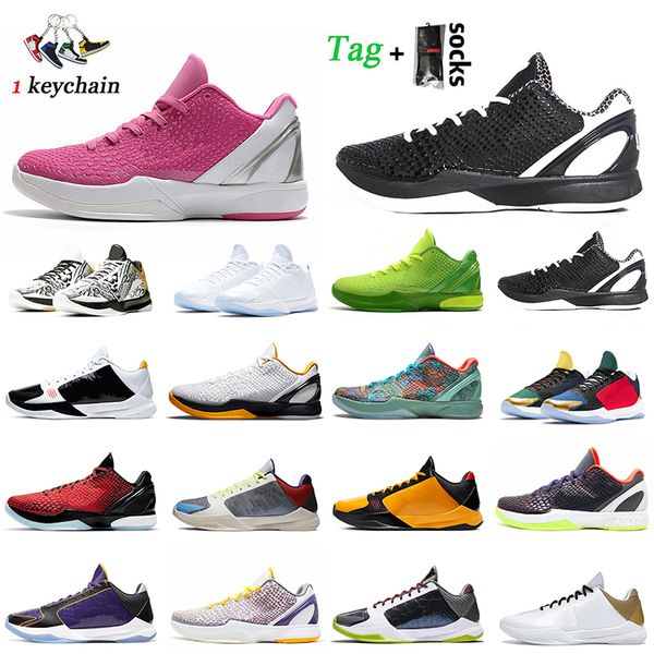

kobi mamb 6 protro grinch basketball shoes men grinches mambacita bruce lee big stage chaos 5 rings metallic gold mens trainers sports outdo, White;red
