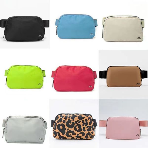 

bags luxury shoulder designer belt bags lulu fanny pack nylon belt bags lu fleece waist bags yoga crossbody bum bag waterproof women card ho