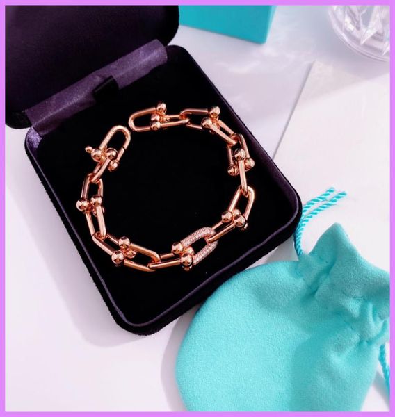 

new ring buckle bracelet slub women bracelets designers jewelry mens street fashion rough edition with diamonds lady for party d212312152, Black