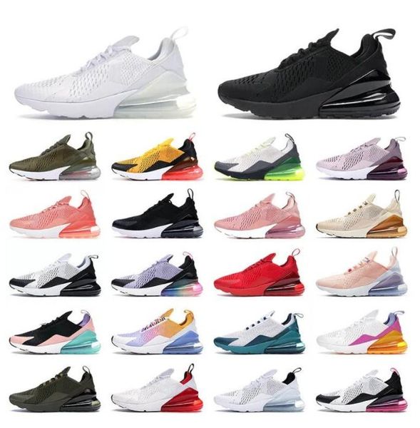 

running shoes sports 270 triple black white university red barely rose new quality platinum volt 27c 270s men women tennis trainers sneakers