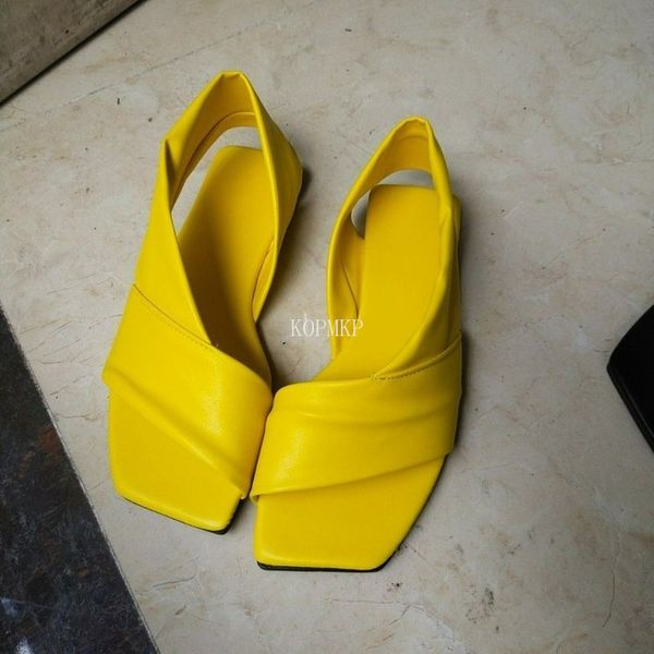 

sandals pu women casual rome style shoes summer fashion square open toe n band flat beach 3543 230106, Black