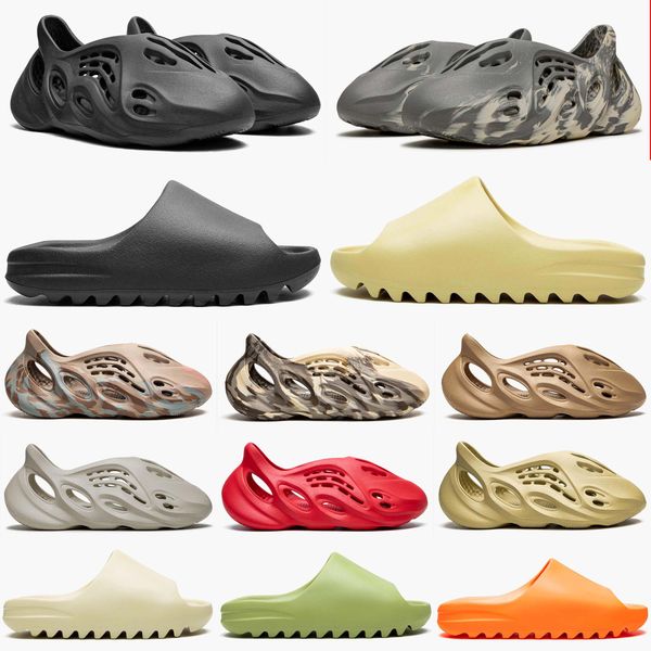 

foam runner designer sandals slipper men woman sandal black white resin pure ochre bone slippers foam mens womens slide slipper slides slide