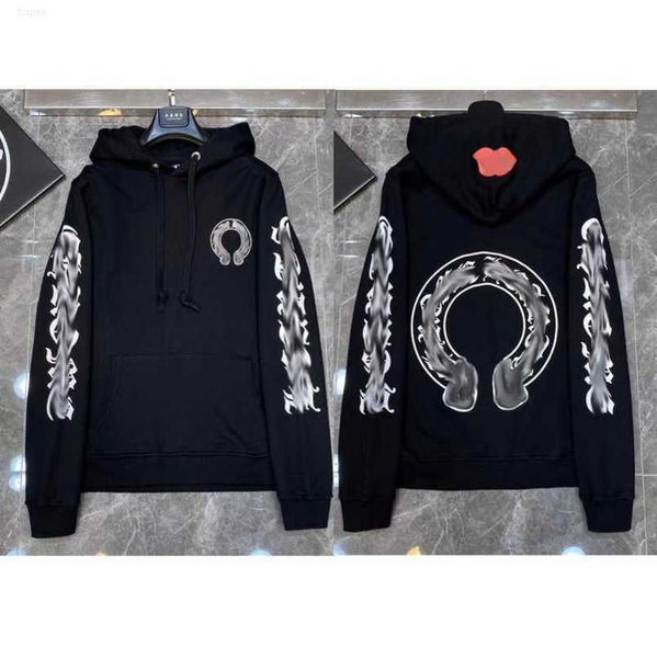 

sweatshirts fashion men's luxury jackets men women classic hoodies ch zipper hooded sweater designer cross pullover sanskrit hoodie cas, Black