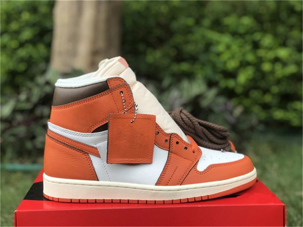 

authentic 1 high og wmns starfish outdoor shoes men women gorge green white orange varsity red lost found chicago reimagined sports sneakers