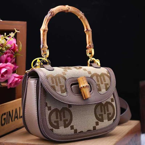 

shops sell designer bags y women's saddle 2023 new bamboo handbag fashion wtern style one shoulder crossbody small