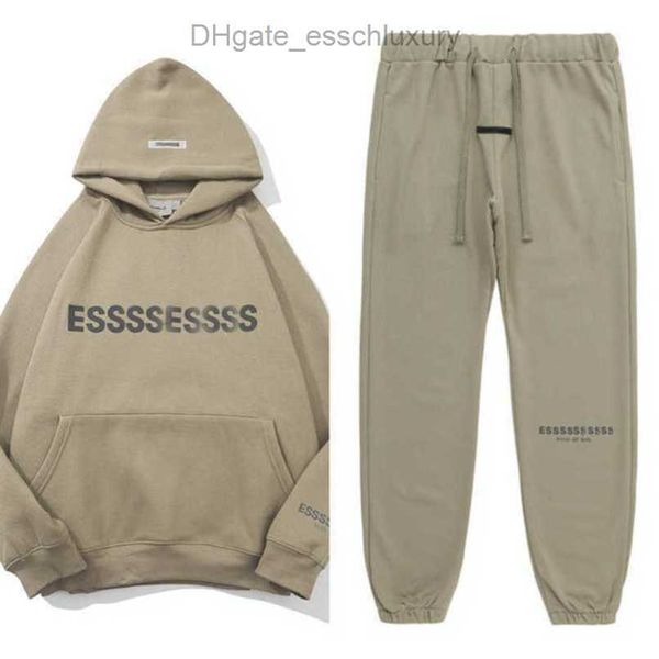 

essen fashion men's sweatshirts luxury tracksuits letter hoodies men women sportswear hooded pant coat sweater casual pullover couple, Gray