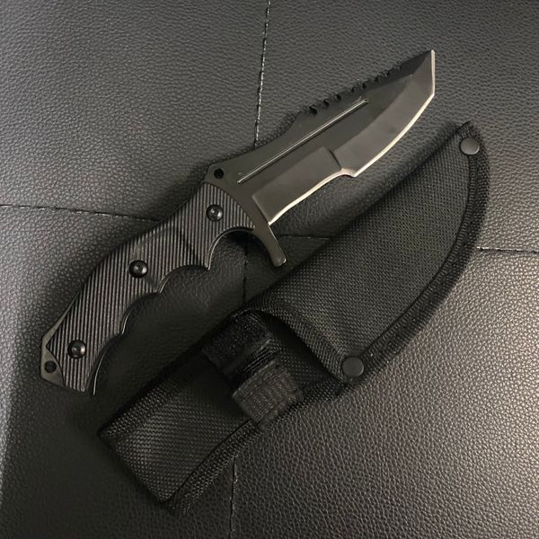 

real counter strike bowie csgo night huntsman knife hunting camping knifes survival tactical knifess outdoor knives fixed blade fishing knif