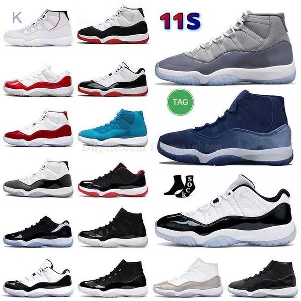 

designer shoes jumpman 11 j11 basketball 11s eur 36-47 og high bred 23 low varsity red cherry unc university blue infrared dolphins cool gre, Black;white