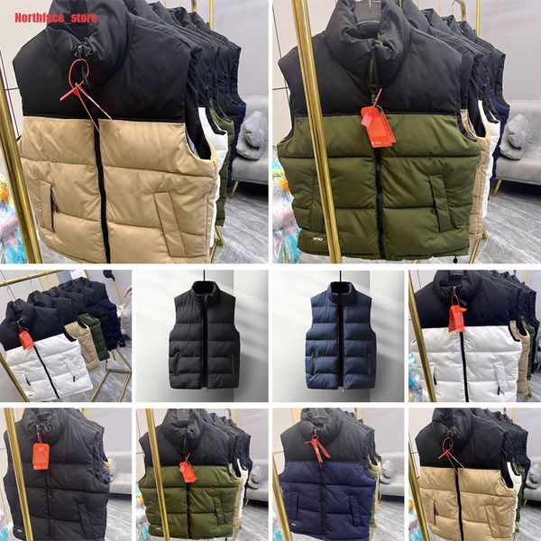 

vests designer coats mens womens puffer vest designers jacket bodywarmer men cotton padded autumn winter giubbotto casual coats male waistco, Black