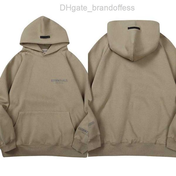 

sweatshirts men's luxury ess jackets essentials hoodies men women chest letter pullover hoodie hooded hip hop sweater casual sweatshir, Black