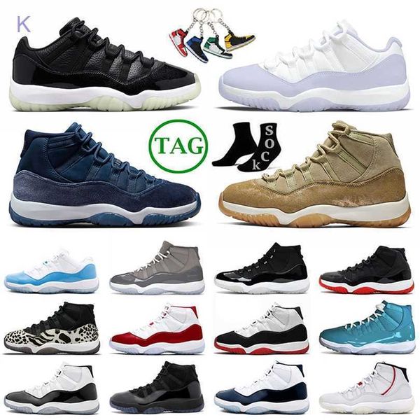 

designer shoes aaa quality 11 jumpman basketball 11s cherry space jam midnight navy j11 women sneakers olive lux low 72-10 men trainers cool, Black;white