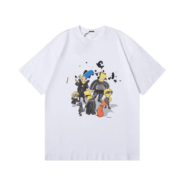 

men's t-shirts fashion men t-shirt 2023 balencaigaity new cotton soft wrinkle resistant printing letters casual student couple short li, White;black