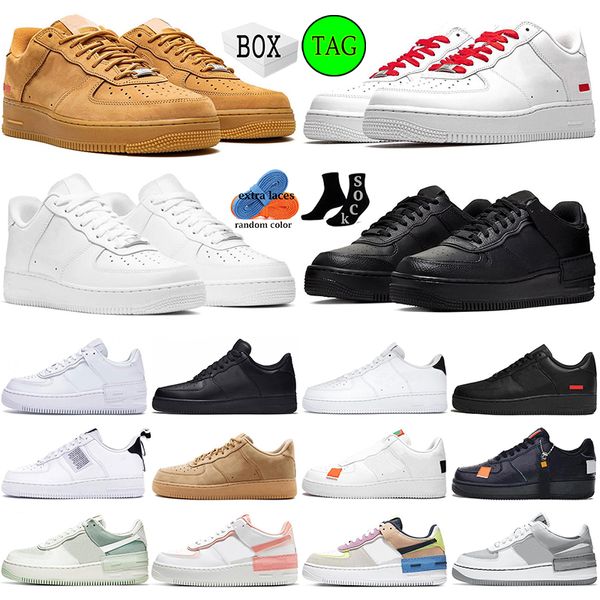 

fashion forces airforce 1 running shoes shadow one black white red wheat just orange utility spruce aura pn dust platform sneakers sports tr