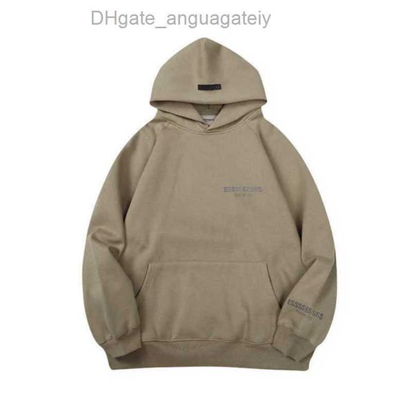 

fashion esstionals ential tracksuits men's luxury sweatshirts letter hoodies men women sportswear pant suit hooded sweater pullover co, Gray