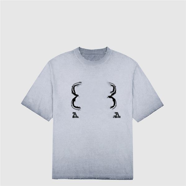 

men's t-shirt 2023 balencaigaity fashion design men's t-shirts womencotton wrinkle proof printed letter logo casual couple clothin, White;black