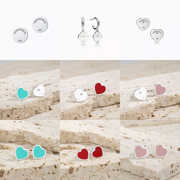 

t designer open heart stud earrings charm love earrings 925 sterlling silver 18k gold plated jewelry fashion classic luxury brand accessorie, Golden