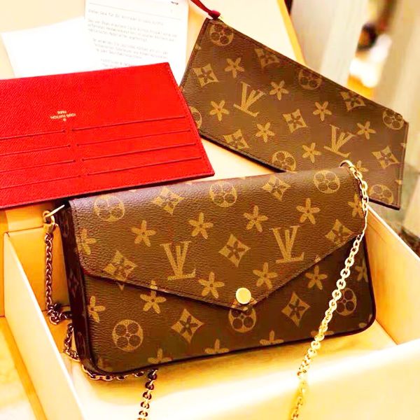 

designers bag womens handbags fashion flower ladies composite totes bag leather shoulderbags female clutch purse with box louise purse vutto