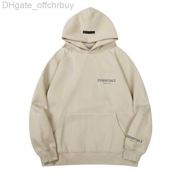 

luxury sweatshirts men's ess jackets essentials hoodies men women chest letter pullover hoodie hooded hip hop sweater casual sweatshir, Black;brown