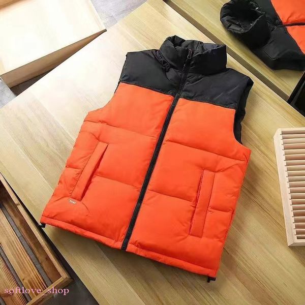 

men vests coat down cotton waistcoat designer embroidery mens and women's no sleeveless winter jacketpuffer autumn winters casual coats, Blue;gray