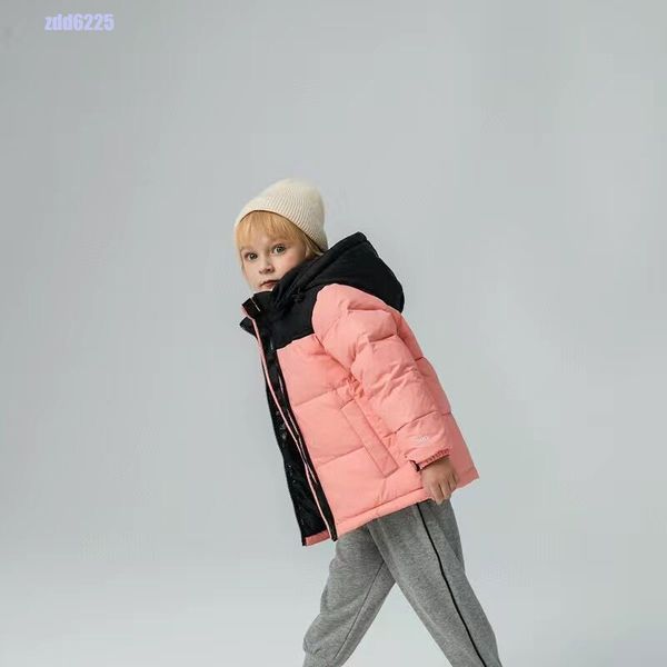 

kids clothes winter down coat north jacket parkas men long sleeve hooded parka the face overcoat puffer jacket downs outerwear causal hoody, Blue;gray
