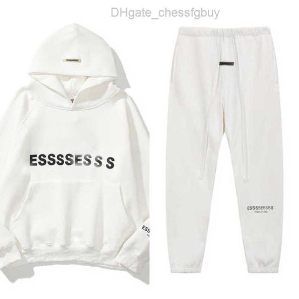 

esss fashion sweatshirts men's luxury tracksuits letter hoodies men women sportswear hooded pant coat sweater casual pullover couple h, Gray