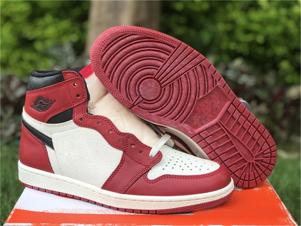 

2023 authentic 1 high og lost and found outdoor shoes men varsity red chicago reimagined white black gorge green wmns starfish sports sneake
