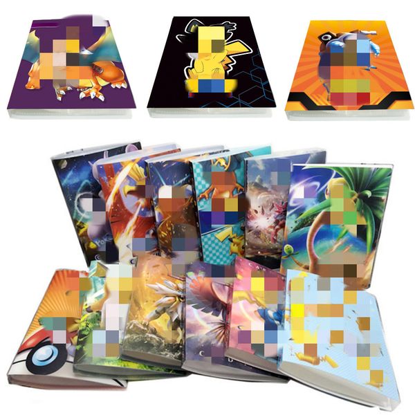 

card games 240 cards pokemon collection book 3d cover little wisdom pokemons ball pokemo card books