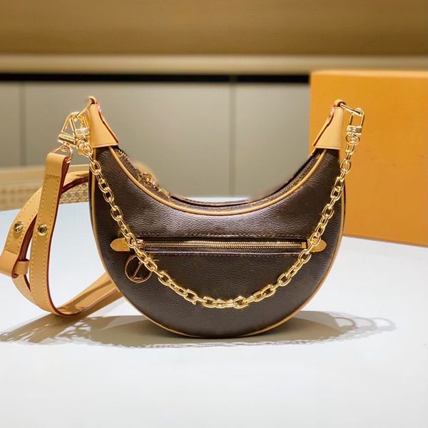 

luxurys designer bag womens loop hobo brown flower letter leather plain shoulder bags zipper handbags purse crossbody bags tote bag wallets, Red;black