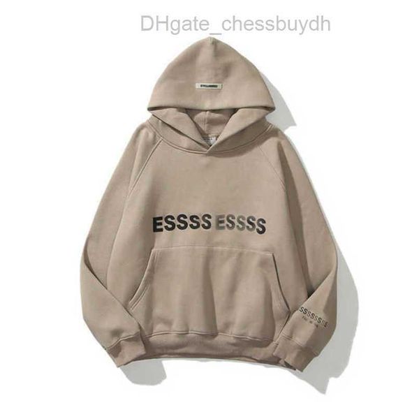 

luxury sweatshirts men's fashion essss tracksuits letter hoodies men women sportswear hooded pant coat sweater casual pullover couple, Gray
