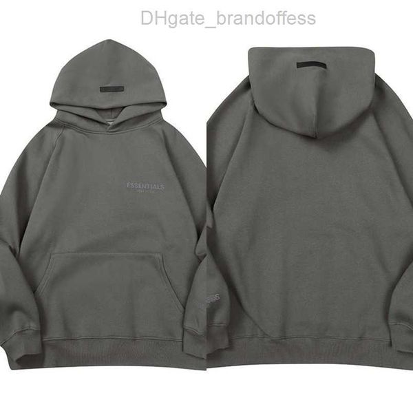 

sweatshirts men's luxury ess jackets essentials hoodies men women chest letter pullover hoodie hooded hip hop sweater casual sweatshir, Black