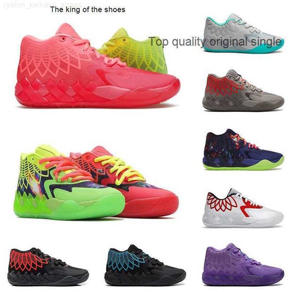 

lamelo shoe fashion mens lamelo ball mb01 jumpman basketball shoes rock ridge red blast queen city buzz city morty not from here luxury men, Black