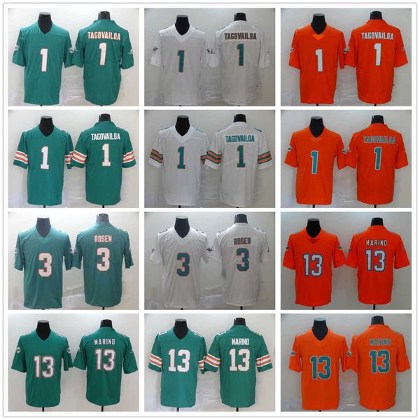 

2022 new football jerseys 1 tua tagovailoa 3 william fuller 13 dan marino stitched jersey, Black;red