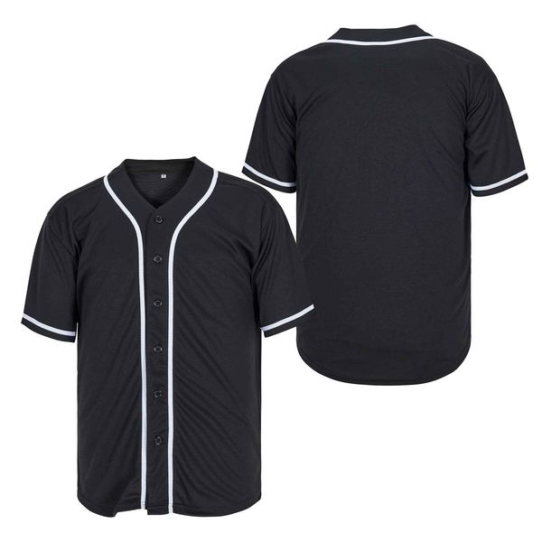 

custom black authentic baseball jersey stitching name number, Blue;black