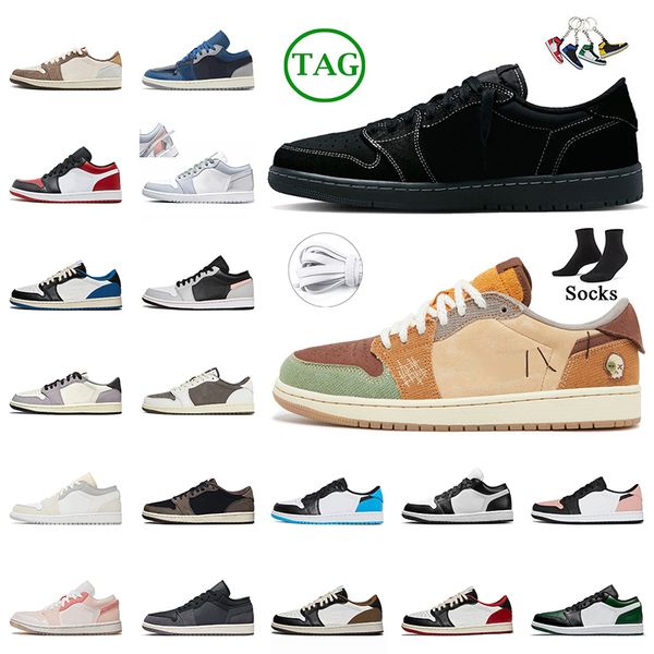 

jumpman 1 low basketball shoes reverse mocha olive zion williamson voodoo black phantom lows 1 inside out obsidian unc men women fragment de