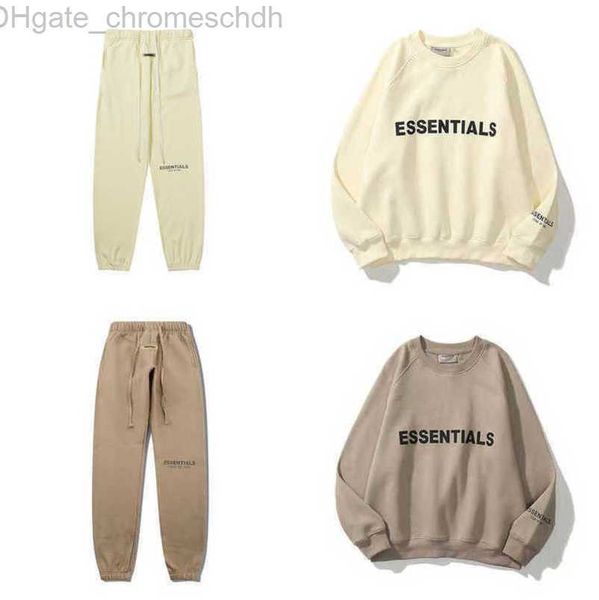 

luxury tracksuits men's essentials sweatshirts letter men women couple loose sportswear pants suit sweater hoodie casual pullover jack, Gray