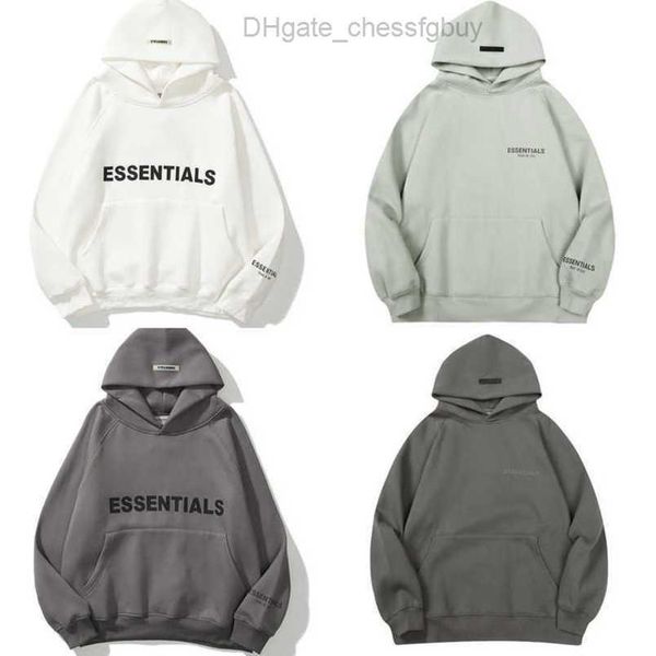 

luxury sweatshirts ess men's jackets essentials hoodies men women chest letter pullover hoodie hooded hip hop sweater casual sweatshir, Black;brown