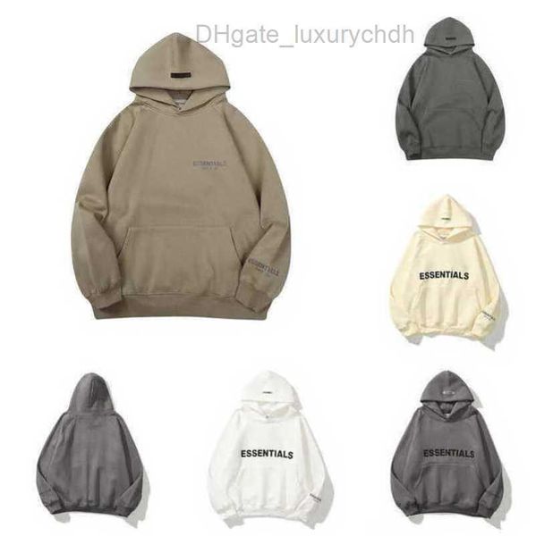 

essentials tracksuits men's luxury sweatshirts hoodies fashion letter men women sportswear pant suit hooded sweater casual pullover co, Gray