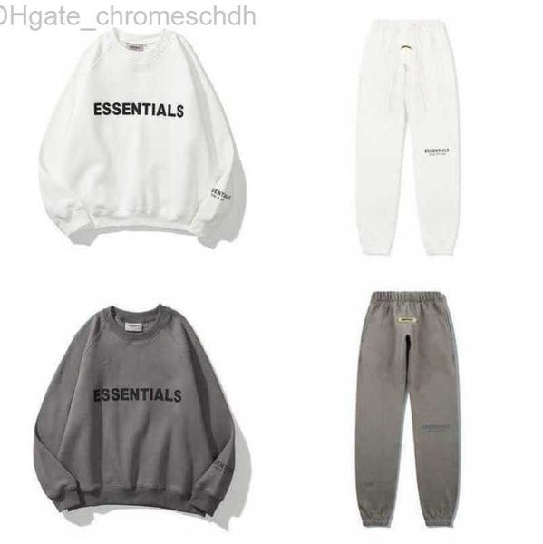 

essentials luxury tracksuits men's sweatshirts letter men women couple loose sportswear pants suit sweater hoodie casual pullover jack, Gray