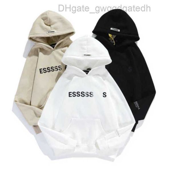 

luxury fashion sweatshirts men's essss tracksuits letter hoodies men women sportswear hooded pant coat sweater casual pullover couple, Gray