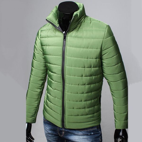 

men's vests trendy fashion stand collar slim puffer coat lightweight male windbreaker thickened outerwear 230107, Black;white