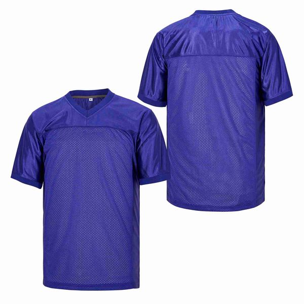 

custom purple authentic football jersey stitching name number, Black;red
