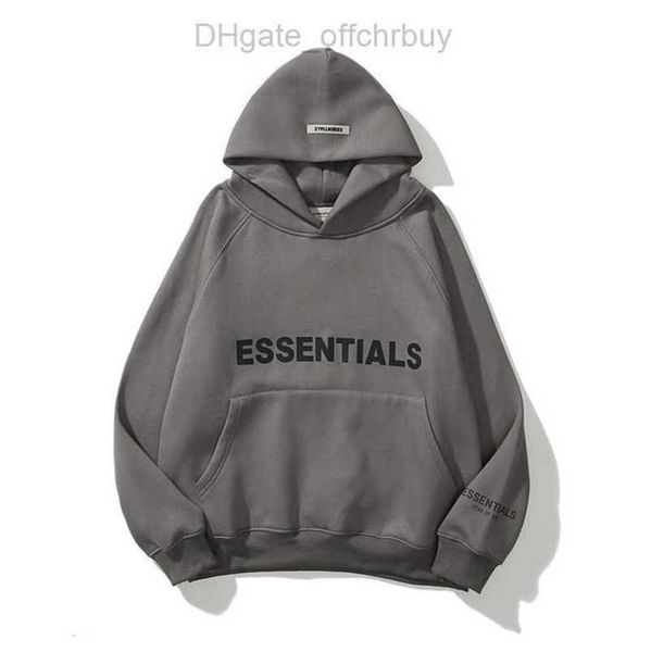 

luxury ess sweatshirts men's jackets hoodies men women letter essentials pullover hoodie hooded hip hop loose sweater casual sweatshir, Black;brown